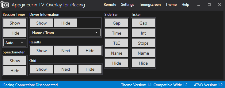 theme controls